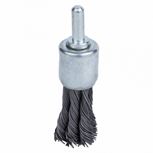 Щітка дротяна чашеподібна Ø17мм хвостовик Ø6мм (сталева кручена) Sigma (9028011)