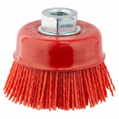 Щітка дротяна чашеподібна Ø75мм М14×2мм (нейлонова) SIGMA (9014471)