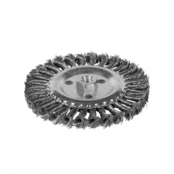 Щітка дротяна дископодібна Ø115мм М14×2мм (сталева кручена) Sigma (9021111)