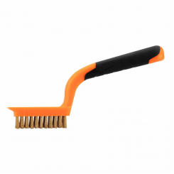 Щітка дротяна, латунний дріт, 5х11 рядів