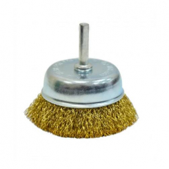 Щітка-крацівка 24мм, латунна зі шпилькою