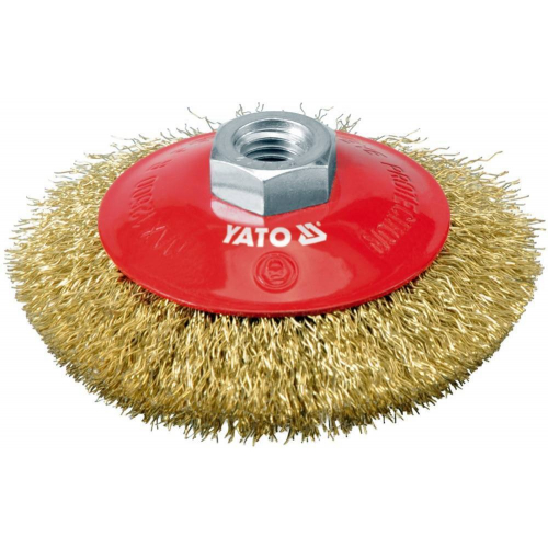 Щітка-крацювання YATO кругова Ø=100мм [8/64], шт