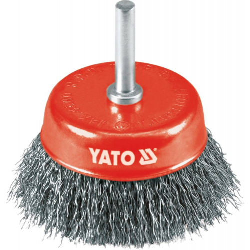 Щітка-крацювання YATO сталь Ø=75мм [12/96], шт