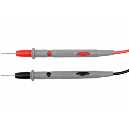 Щупи до цифрових тестерів YATO 2 шт. l=15 см в силіконовій ізоляції, кабель- 120 см [50]