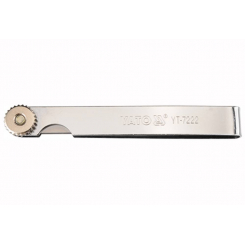 Щупи вимірювальні YATO, 100 х 10 мм, 10 пелюсток, h=0,02-0.5мм [10/100]