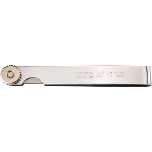 Щупи вимірювальні YATO, 100 х 10мм, 17шт., h=0,02-1мм [10/200]