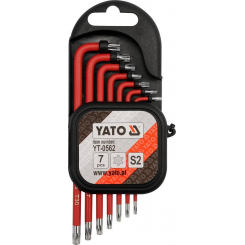 Шестигранники YATO Torx з отвором Т9-Т30 YATO Набір 7пр [12/48], шт