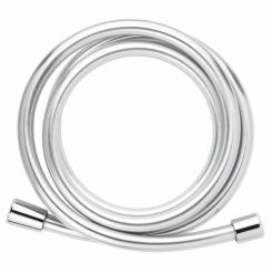 Шланг для душу 1/2" ПВХ 3-х шаровий з підшипником срібний 175см CORSO XB-0136 (9691612)