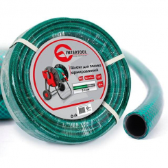 Шланг для поливу 3-х шаровий 1/2", 30 м, армований PVC INTERTOOL GE-4025