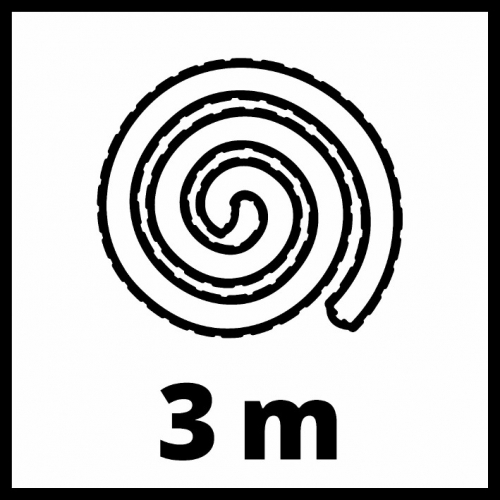 Шланг до пилососів Einhell, преміум, надміцний, 3м (2362005)