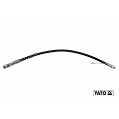 Шланг гнучкий для мастильного шприца YATO : L= 44 см, тиск – 69 МПа