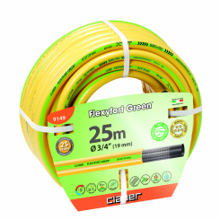 Шланг поливальний 3/4" 25м Flexyfort Green, жовтий з зел. полосою