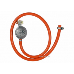 Шланг із редуктором газовий VOREL для побутових газових балонів; l= 1 м