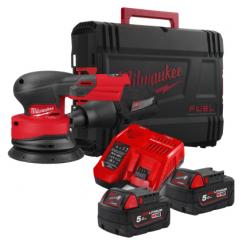 Шліфмашина ексцентрикова акумуляторна MILWAUKEE Ø125мм M18 FROS125-502X FUEL