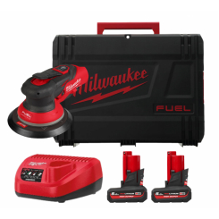 Шліфмашина ексцентрикова акумуляторна MILWAUKEE M12 FROS2.5-502X Ø150мм (ЗП+2акум.Х5Аг+HDкейс)
