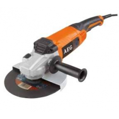 Шліфмашина кутова WS2200-230DMS AEG, 2200Вт, Ø230мм, 6600об/хв, М14, 5.8кг