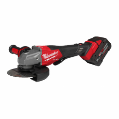 Шліфмашина кутова акумуляторна MILWAUKEE, M18 FHSAG125XPDB2-802X, Ø125мм (зарядний пристрій, 2акум. Х 8 Аг, HDкейс)