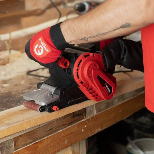 Шлифмашина стрічкова 1010 Вт, 120-380 м/хв, 76*533 мм INTERTOOL WT-0530