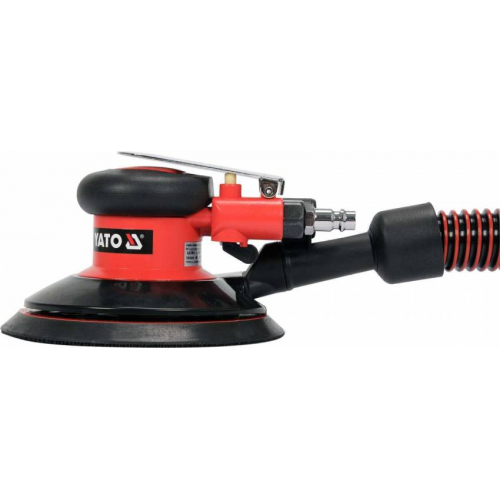 Шліфмашина пневматична YATO ексцентрикова з диском Ø=150 мм, 0.63 MPa, спожив. повітря- 150 л/хв