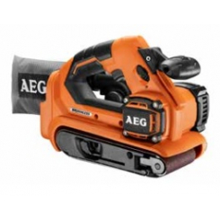 Шліфмашина стрічкова BHBS18-75BL-0 AEG, 18В, 457Х75мм, 135-300м/хв, 11000об/хв, 3,43кг