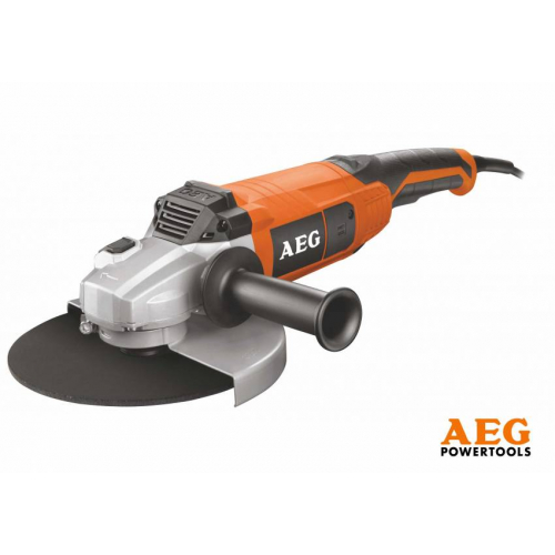 Шліфмашина кутова WS2200-180DMS AEG, 2200Вт, Ø 180мм, 8500об/хв, М14, 5.7кг