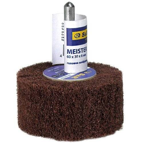 Шліфувальна головка з нетканого матеріалу S & R 60х30х6 180з