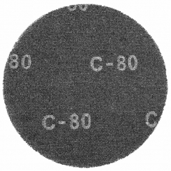 Шліфувальна сітка на липучці 225 мм для шліфувальної машини для стін і стель, K80, 10 шт.