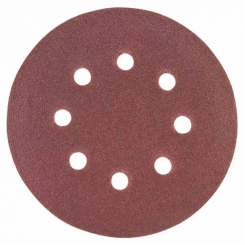 Шліфувальне коло 8 отворів Ø125мм P120 (10шт) Sigma (9122671)