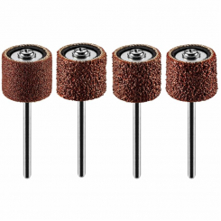 Шліфувальні стрічки 12,7 мм, К60, К80, К120, ДО240, комплект 100 шт. + Хвостовик 3,2 мм, 2 шт