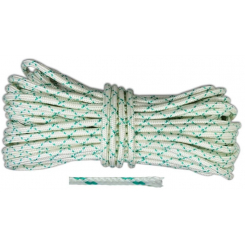 Шнур поліпропіленовий плетений, D 8 мм, 50 м, (Україна)