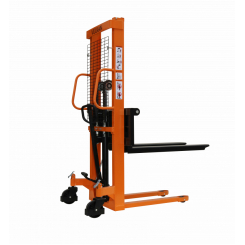 Штабелер гідравлічний 1500кг, підйом-3м, довжина вил 1,1м, колір-жовтий