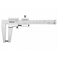 Штангенциркуль для гальмівних дисків YATO : l= 160 мм, з діап.- 0-60 мм, точн ± 0,1 мм, губки-55мм