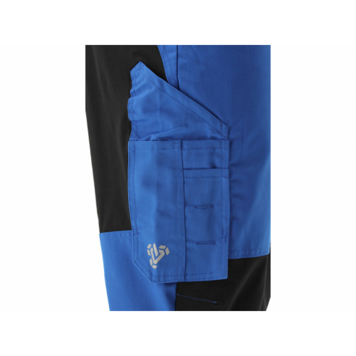 Штани робочі 4-WAY стреч SERWAL синьо-чорні YATO розм S/ 80-86 см, ріст- 166-176 см, 11 кишень [10]