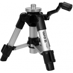 Штатив тринога YATO телескоп (2 секціі) . кріплення 5/8", з штангою 70мм. H= 150-280 мм. алюмінієвий