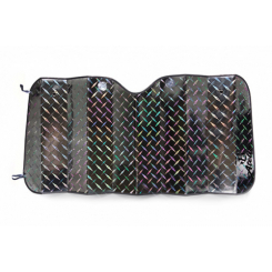 Шторка сонцезахисна 150х80см срібляста з візерунком 12 Atelie