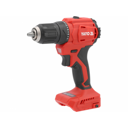 Шуруповерт-дриль акумуляторний YATO: 18V, Li-Ion, KM- 45 Нм, патрон Ø≤13 мм (БЕЗ АКУМУЛЯТОРА) [10]