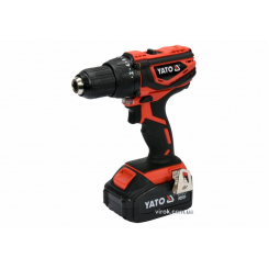 Шуруповерт-дриль акумуляторний YATO 2 х Li-Ion 18 В 3 Агод 40 Нм + кейс