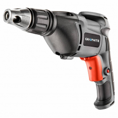 Шуруповерт електричний 520Вт, обертів 0-4500 хв.-1, валіза