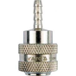 Швидкоз'єднувальний наконечник YATO до шлангу Ø= 6.3 мм [50/250]