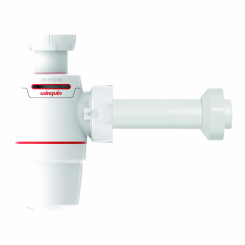 Сифон для кухонної мийки Neo Air 1½"×Ø40мм з відведенням WIRQUIN (9542330)