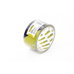 Сигнальна стрічка 50мм*50м жовто-чорна UNIFIX