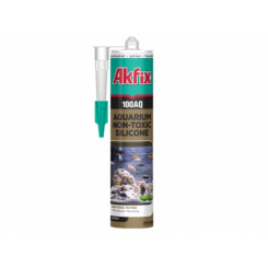 Силікон акваріумний 100AQ 280мл / 340гр чорний Akfix