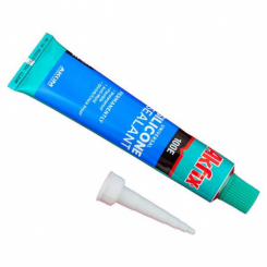 Силікон тюбик 100Е 50мл (прозорий) блістер Akfix