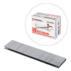 Скоба для степлера РТ-1612 30 мм (18GA) 5,7(5,8)*1,25*1,0 мм, 5000 од./уп. INTERTOOL PT-8330