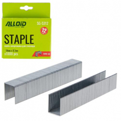 Скоба загартована для будівельного степлера 12мм х 0,7 мм, тип 53 (1000 шт.)