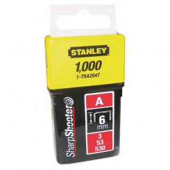 Скоби тип А висотою 6 мм, для степлера ручного Light Duty, в упаковці 1000 шт.