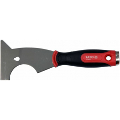 Скребок з нержавіючої сталі YATO з комбінованими конфігураціями лез, 2-компонентна ручка