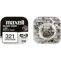 Срібно-оксидна батарейка Maxell "таблетка" SR616SW 1шт/уп