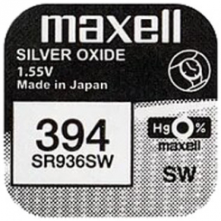 Срібно-оксидна батарейка Maxell "таблетка" SR936SW 1шт/уп