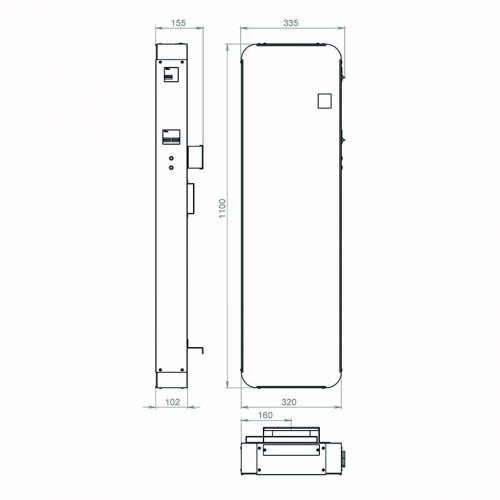 Стабілізатор напруги Volter Smart-66 (3*22) (морозоустойчивый)